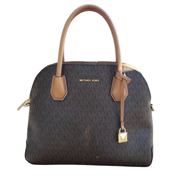 Michael Kors Handbags - MICHAEL KORS Jet Set Large Dome Mercer Satchel Crossbody